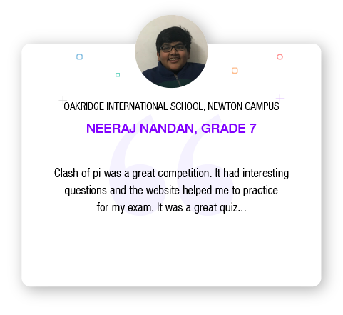 Clash of pi Testimonials